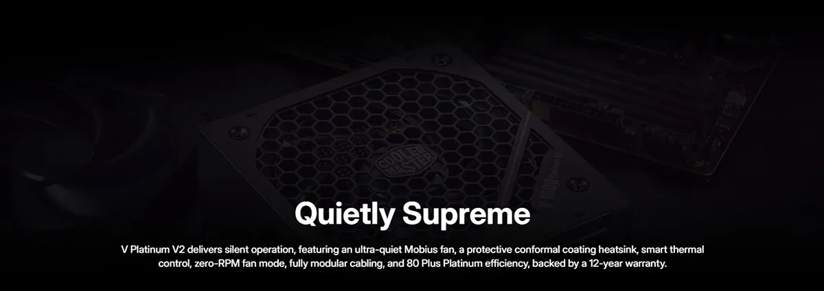 Cooler Master V Platinum 1600 V2 Full Modular 1600W ATX 80 Plus Platinum Certified Power Supply Price in BD